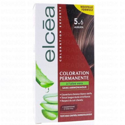 Coloration permanente à l'aloé vera auburn 5.6