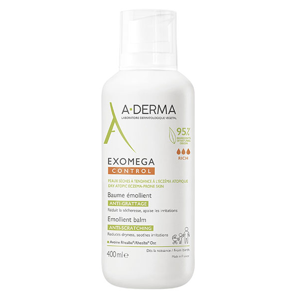 Exomega Control Baume Émollient Anti-Grattage 400ml