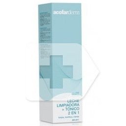 Acofarderm lait démaquillant + tonique 200ml