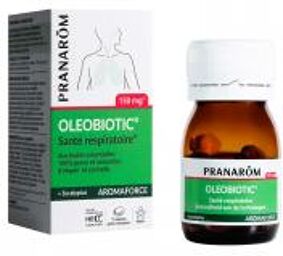 Pranarôm Aromaforce Oleobiotic Nez Gorges et Bronches 15 capsules 150mg - Flacon 15 capsules