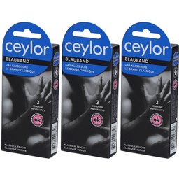 Bande bleue, préservatifs classiques