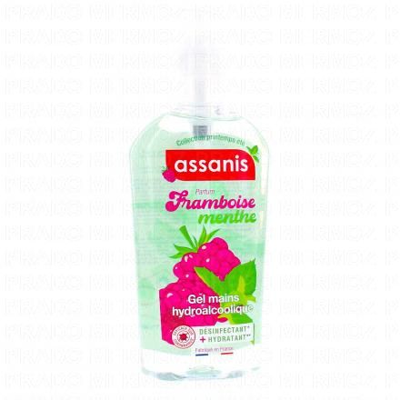 Lotion - Gel mains hydroalcoolique Framboise menthe flacon 250ml
