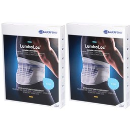 Bauerfeind® Bandage de soutien dorsal LumboLoc® taille 4 titane