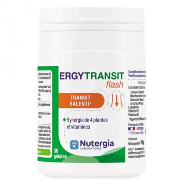 Ergystransit Flash Transit Ralenti 30 gélules