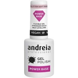 Gel Polish Power Base Glitter Soft Pink 105ml