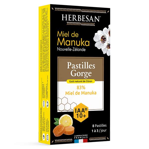 Miel de Manuka IAA10+ Pastilles Gout Citron 20g