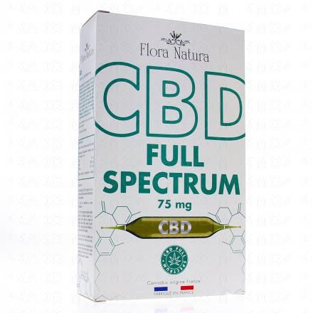 FLORA NATURA CBD - Full Spectrum x20 ampoules de 15ml 75mg