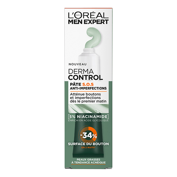 Men Expert Derma Control Pâte S.O.S Anti-Imperfections Niacinamide 45ml