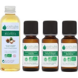 Kit « Stop Cellulite » 3 Huiles Essentielles Bio & 1 Huile Végétale Bio