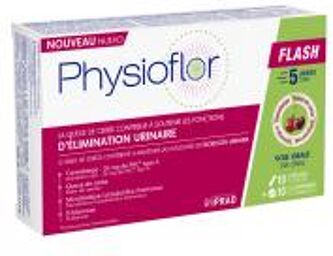 Physioflor Flash : Complément Alimentaire pour le Confort Intestinal - Boîte 10 gélules + 10 comprimés