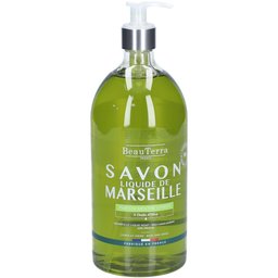 BeauTerra Savon Liquide de Marseille - Menthe Citron 1L
