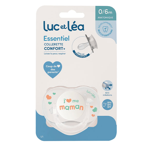 Sucette essentiel j'aime Maman  0-6M