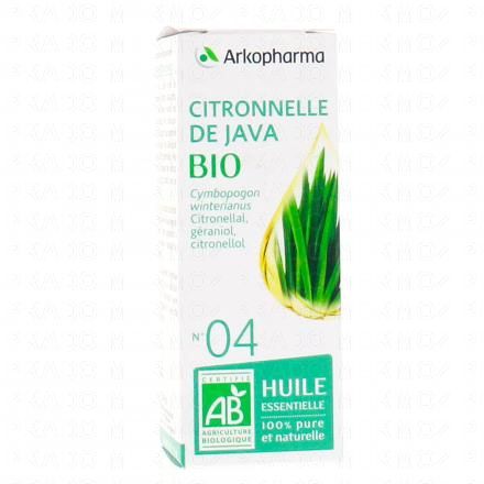 Arkoessentiel - Huile essentielle de Citronnelle de java N°04 Bio flacon 10ml