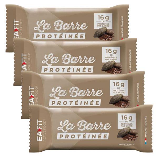 La Barre Protéinée Goût Chocolat 46g - Lot de 4