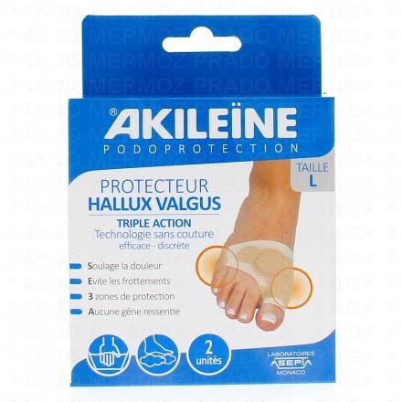 AKILEINE Podoprotection - Protecteur hallux valgus x2 taille l