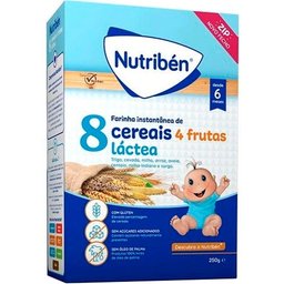 Nutriben 8 Céréales 4 Fruits Laitière avec Gluten 250g