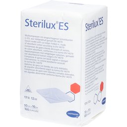 Stérilux® ES Compresses de gaze hydrophiles 12 Plis 10 x 10 cm