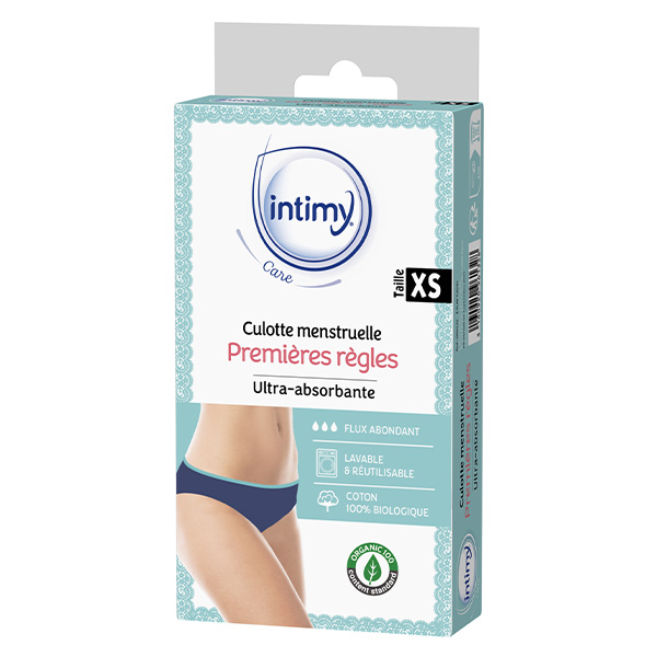 CARE CULOTTE MENSTRUELLE PREMIERES REGLES Taille XS 1 unité