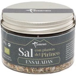 Bocal de gros sel biologique pour salades