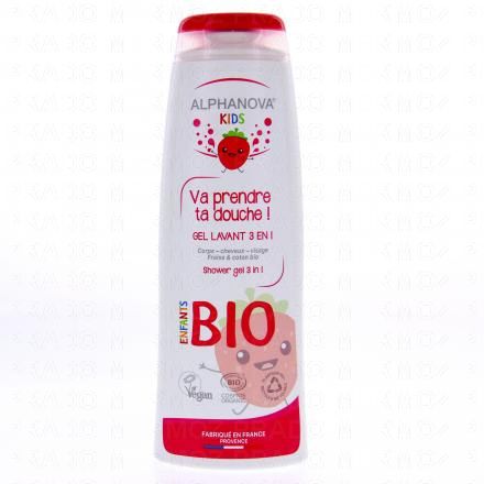 Kids - Va prendre ta douche! Gel lavant Fraise et Coton Bio 250ml