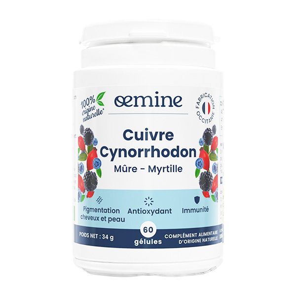 Cuivre Cynorrhodon 60 gélules