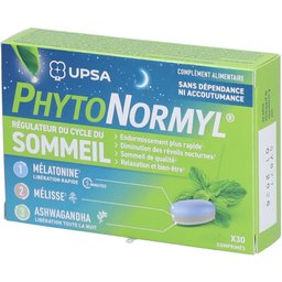 Phytonormyl Upsa, 30 comprimés - Adulte - Complément Alimentaire pour réguler le cycle du sommeil