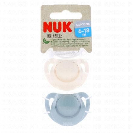 For nature Sucettes vertes x2 6-18 mois eucalyptus