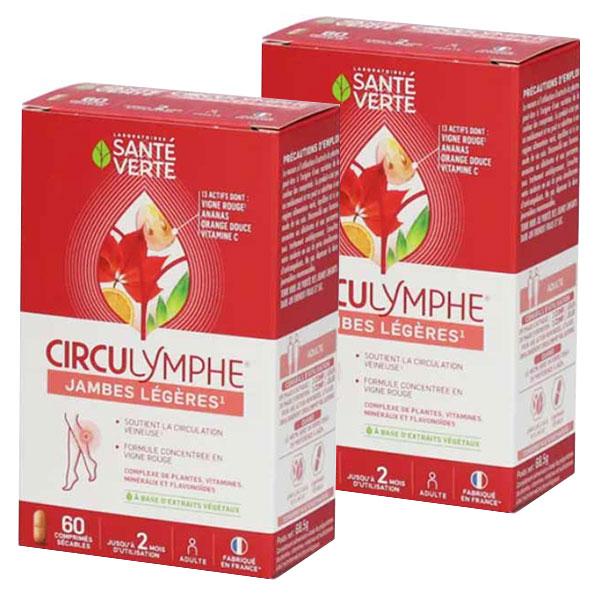 Santé Verte Circulymphe 60 comprimés - Lot de 2