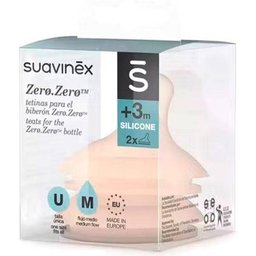 Tétine Silicone Anti-Colique Flow M 2 Unités