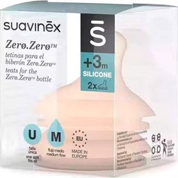 Tétine Silicone Anti-Colique Flow M 2 Unités
