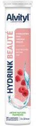 Hydrink Beauté Goût Framboise 20 Comprimés Effervescents - Tube
