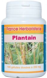 GELULES PLANTAIN - dosées à 250 mg poudre pure.