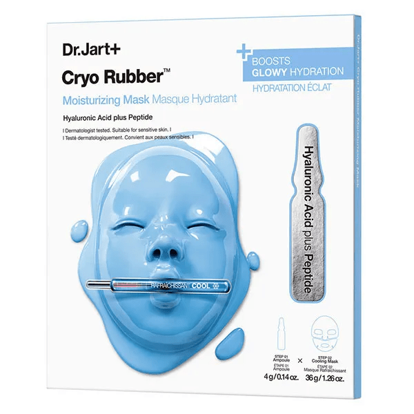 Cryo Rubber™ Masque Visage à l'Acide Hyaluronique + Ampoule 4g