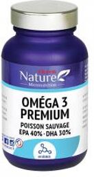 Oméga 3 Premium EPA DHA 60 Capsules - Flacon 60 capsules