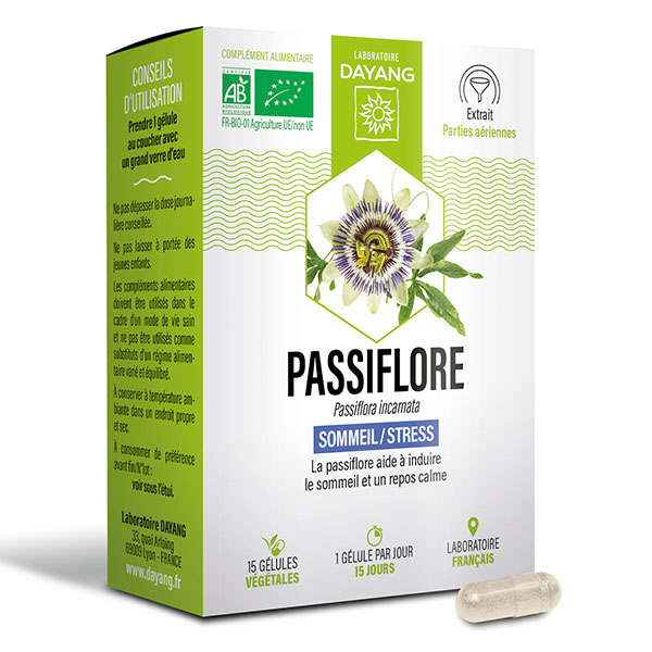 Passiflore Bio Sphère du Sommeil 15 gélules végétales