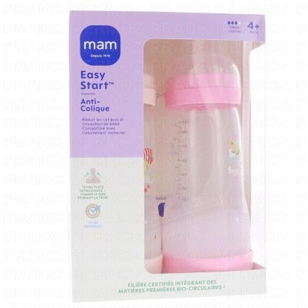 Easy Start Anti-Colique biberon débit 3 320ml lot de 2 rose et sable
