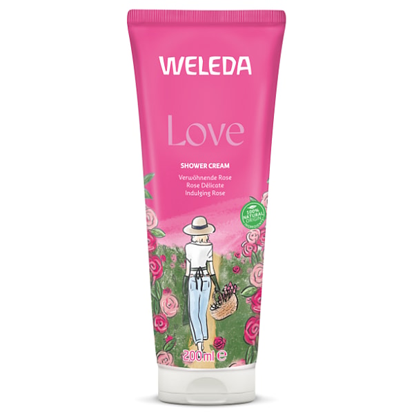 Love Crème de Douche Rose délicate - Weleda