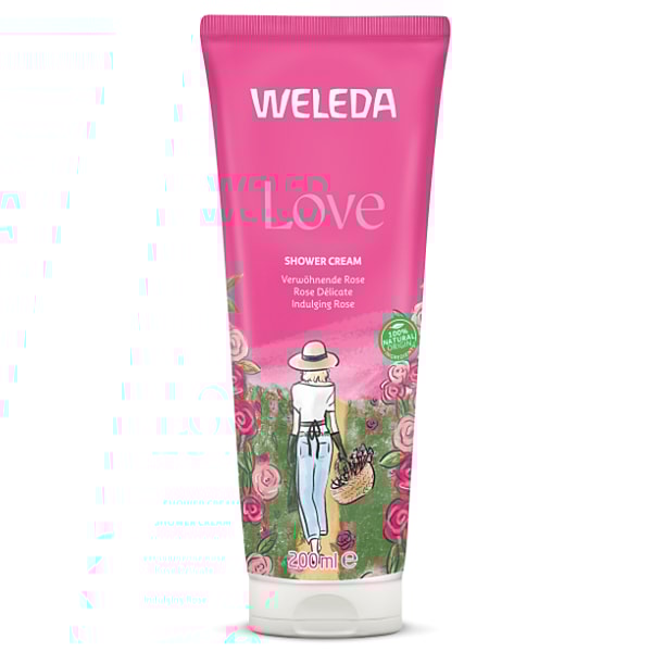 Love Crème de Douche Rose délicate - Weleda