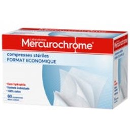 Compresses Stériles 20 x 20cm 60 Unités