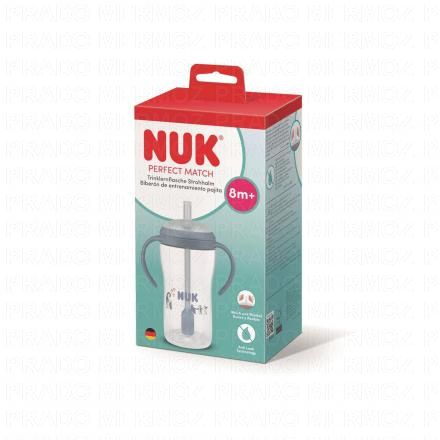 Perfect Match - Tasse d'apprentissage paille Bleu 0-9 mois 260ml