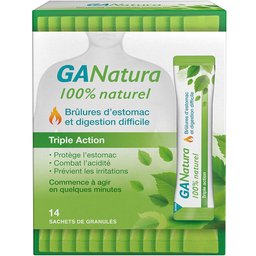 100% Naturel Brûlures d'estomac et digestion difficile - 14 Sachets