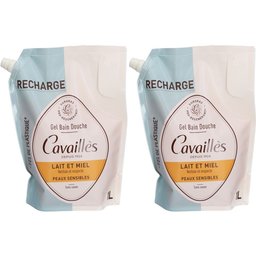 Cavaillès Recharge Gel Bain Douche Laitr et Miel
