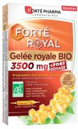 Forté Pharma Forté Royal Gelée Royale 3500 mg Bio 10 Ampoules - Boîte 10 ampoules de 15 ml