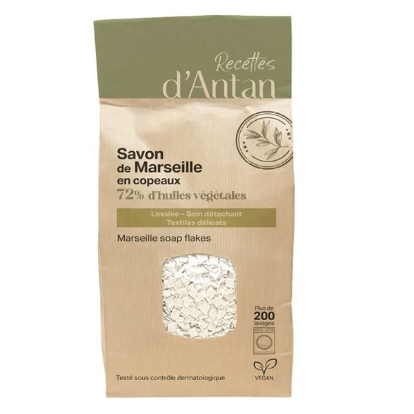 Recettes d'Antan savon de Marseille en copeaux - pain 750g