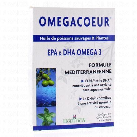 Omegacoeur formule méditerranéenne boîte de 60 capsules