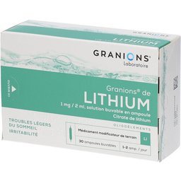 Granions® de Lithium 1 mg/2 mL