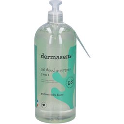 Dermasens Gel Douche Surgras 3 en 1 Parfum Cèdre blanc