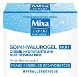 Soin Hyalurogel Crème Nuit Hydratante Réparatrice 24H 50 ml - Pot 50 ml