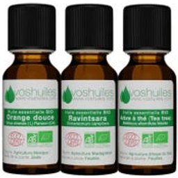 Kit Les 3 Huiles Essentielles Indispensables Bio