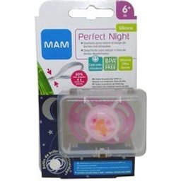 Baby Silicone Soother Perfect Night +16 M Pink